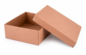 Caja microcorrugada de 2 piezas base y tapa