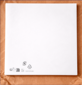 Papel tissue impreso para exportación con certificación (25.4 x 25.4 cm)